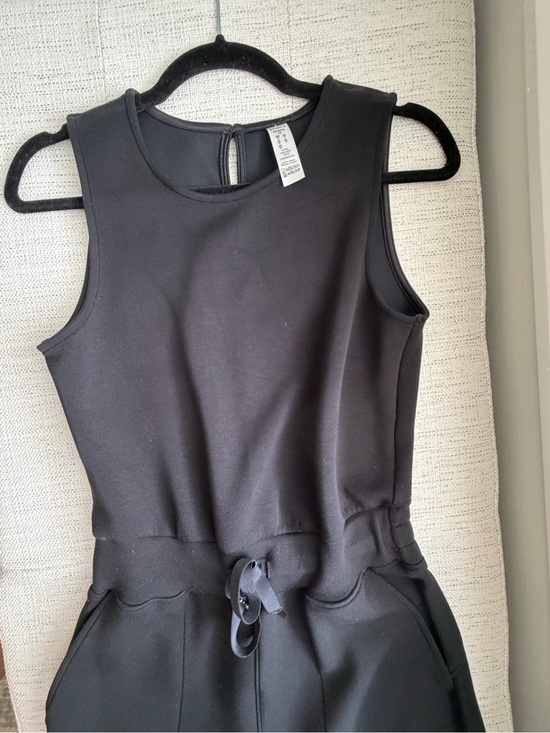 SPANX Pants - SPANX Black Sleeveless Jumpsuit with Drawstring Waist
